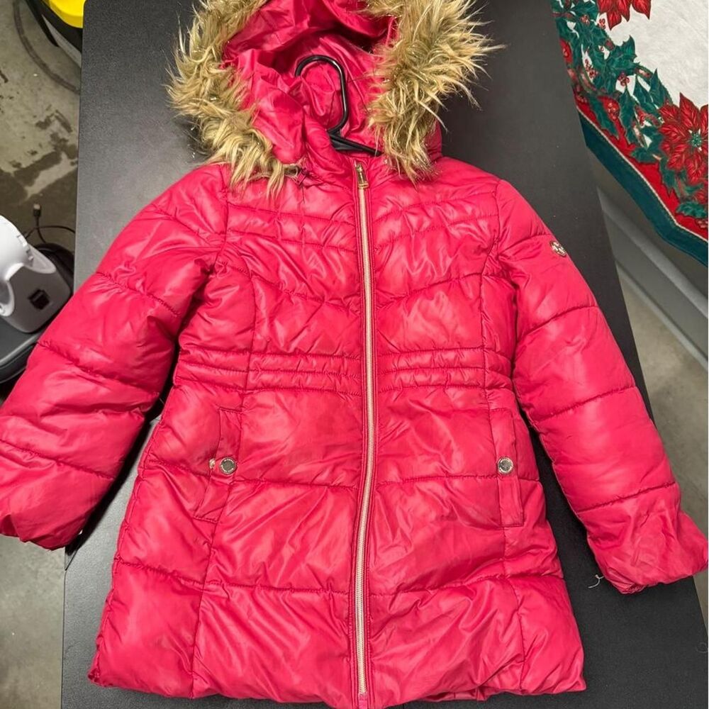 Michael-kors Women's Red and Pink Coat